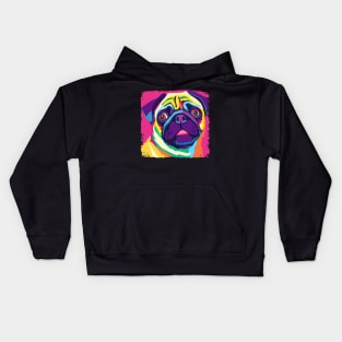 Pug Pop Art - Dog Lover Gifts Kids Hoodie